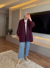Basıc Ceket Mürdüm - CEKET