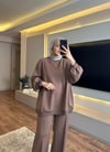 Basıc Oversize Takım Toprak - TAKIM