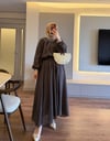 Bel Dantel Detay Takım Kahve - TAKIM