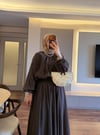 Bel Dantel Detay Takım Kahve - TAKIM