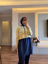Capri Lemon Desen 3'lü Haşema - TAKIM