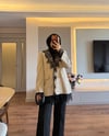 Dantel Blazer Ceket Bej - CEKET