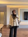 Dantel Blazer Ceket Bej - CEKET