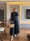 Denim Ceketli Elbise Lacivert - ELBİSE