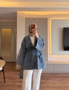 Denim Kimono Ceket - CEKET