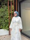 Desenli Şifon Elbise - ELBİSE