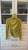 Drape Bluz Olive - TUNİK