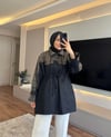 Ekose Detaylı Ceket - CEKET