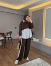 Garnili Üçlü Takım Çizgili - TAKIM