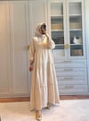 Gofre Elbise Bej - ELBİSE