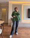 Green Denim Ceket - CEKET