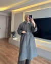 İki Ton Efektli Kaşe Lacivert - KABAN