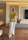 Işıltılı Bahar Ceket Ada Çayı - CEKET