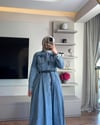 Kemerli Kot Elbise  - ELBİSE