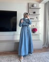 Kemerli Kot Elbise  - ELBİSE