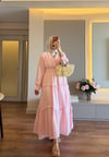 Lina Elbise Pembe - ELBİSE