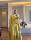 Lina Elbise Yağ Yeşili - ELBİSE