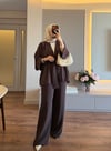 Luna Kimono Takım Kahve - TAKIM