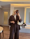 Luna Kimono Takım Kahve - TAKIM