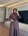 Milano Ekose Elbise - ELBİSE