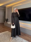 Mira Kot Elbise Kahve - ELBİSE