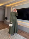 Mira Kot Elbise Yeşil - ELBİSE