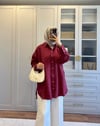 Modal Gömlek Bordo - GÖMLEK