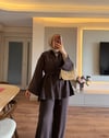 Modern Dikiş Takım Kahve - TAKIM