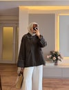 Mona Kontrast Dikişli Trenç - TRENCKOT