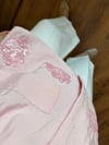Nakış Detaylı Bel Ayarlı Ceket Pembe - CEKET