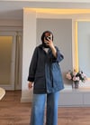 Orso Ceket İndigo - TRENCKOT