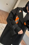 Oversize Trenc Siyah - TRENCKOT