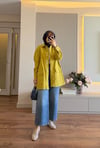 Pamuklu Denim Ceket Olive - DIŞ GİYİM