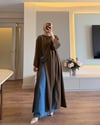 Parçalı Keten Tunik Kahve - TUNİK