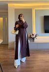 Parçalı Tunik Bordo - ÜST GİYİM
