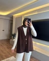 Parmak Geçme Badi Ekru - BLUZ