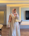 Pastel Bahar Elbise Pudra - ELBİSE