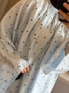 Puantiye Tunik Bluz Mavi - BLUZ
