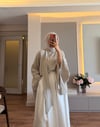 Şal Detaylı Bluz Taş - BLUZ