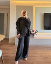 Şal Yaka Takım Siyah - TAKIM