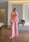 Şifon Volan Takım Pembe - TAKIM