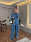 Soft Line Pamuk Takım Denim - TAKIM