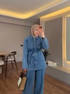 Soft Line Pamuk Takım Denim - TAKIM