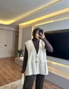 Soft Yün Yelek Ekru - YELEK
