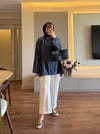 Tencel Hakim Yaka Gömlek İndigo - GÖMLEK