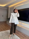 Ütü İzli Kumaş Pantalon Kahve - PANTOLON