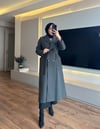 Uzun Kaşe Kaban Antrasit - KABAN