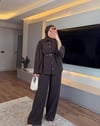 Vera Kemerli Takım Kahve  - TAKIM