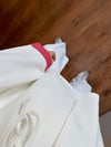 Yaka Kol Çizgili Sweat Beyaz - SWEAT