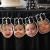 12 Fotoğraflı Kral Taçlı Bebek Flama Banner